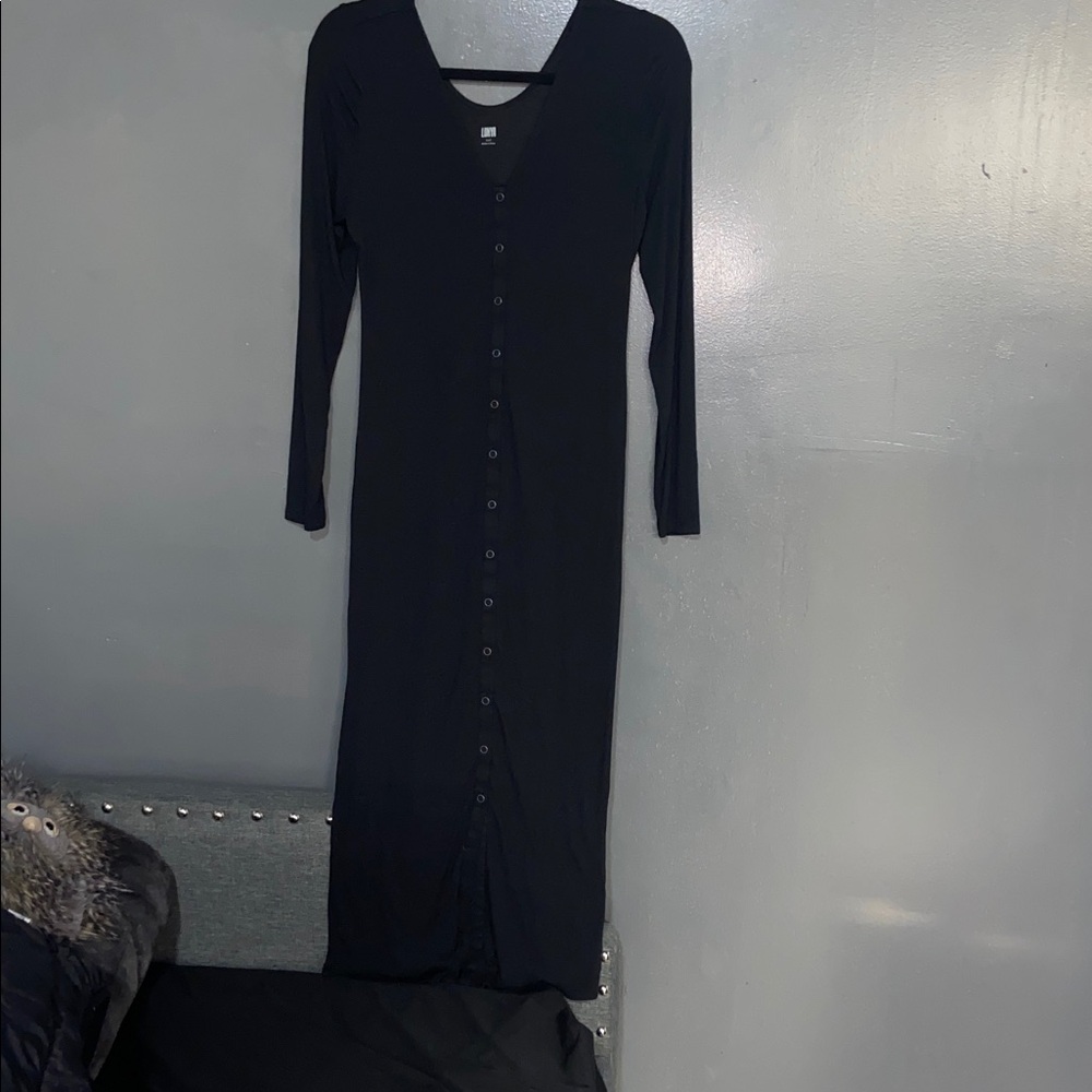 LUNYA size S Snap Front Dress - Picture 4 of 7